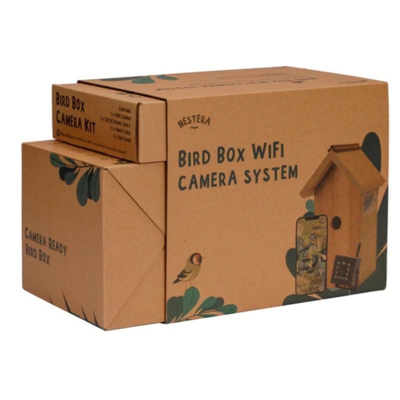 Nichoir avec caméra Wifi "Bird Box" - Cèdre rouge