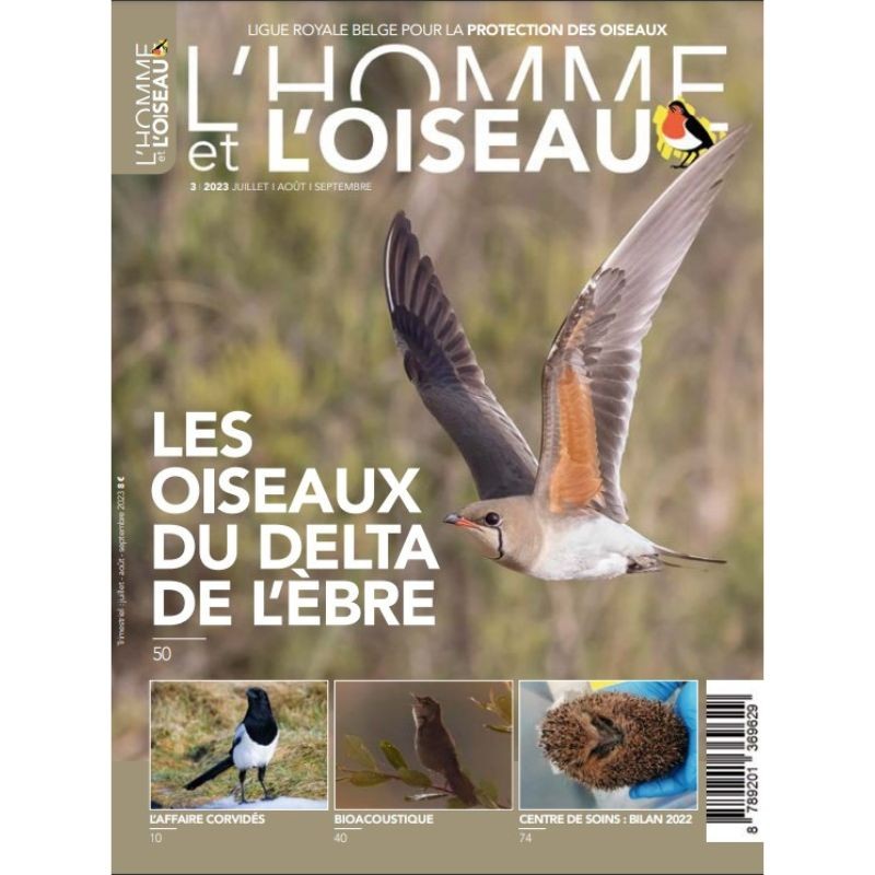 Revue L'Homme et l'Oiseau - Les oiseaux du Delta de l'Ebre – 3/2023