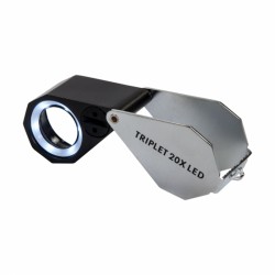 Loupe Kite Triplet 20x avec LED