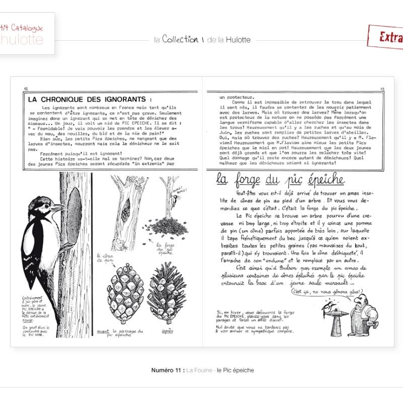 La Hulotte N°11 : La Fouine - le Pic épeiche La Hulotte N°11 : La Fouine - le Pic épeiche