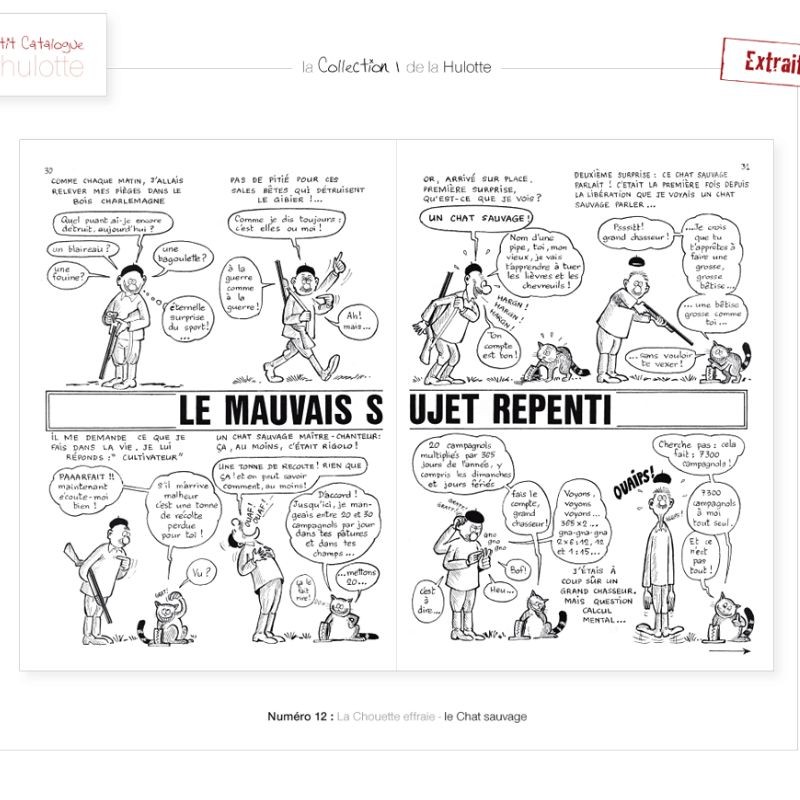 La Hulotte N°12 : La Chouette effraie - Le Chat sauvage La Hulotte N°12 : La Chouette effraie - Le Chat sauvage