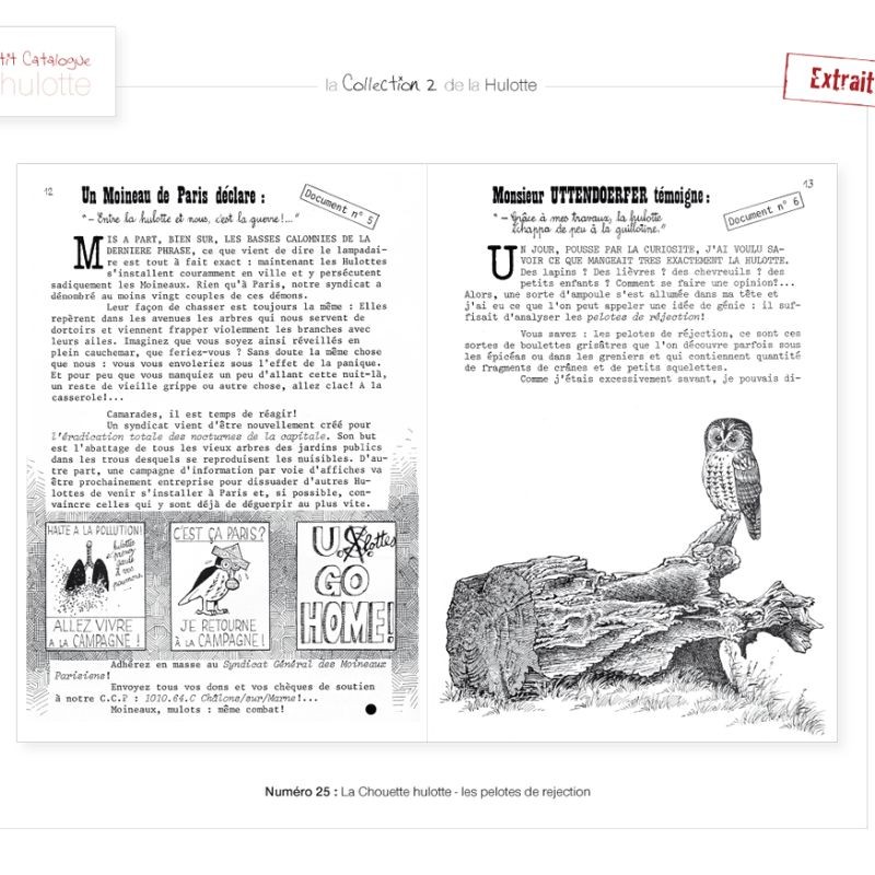 La Hulotte N°25 : La Chouette hulotte - Les pelotes de rejection