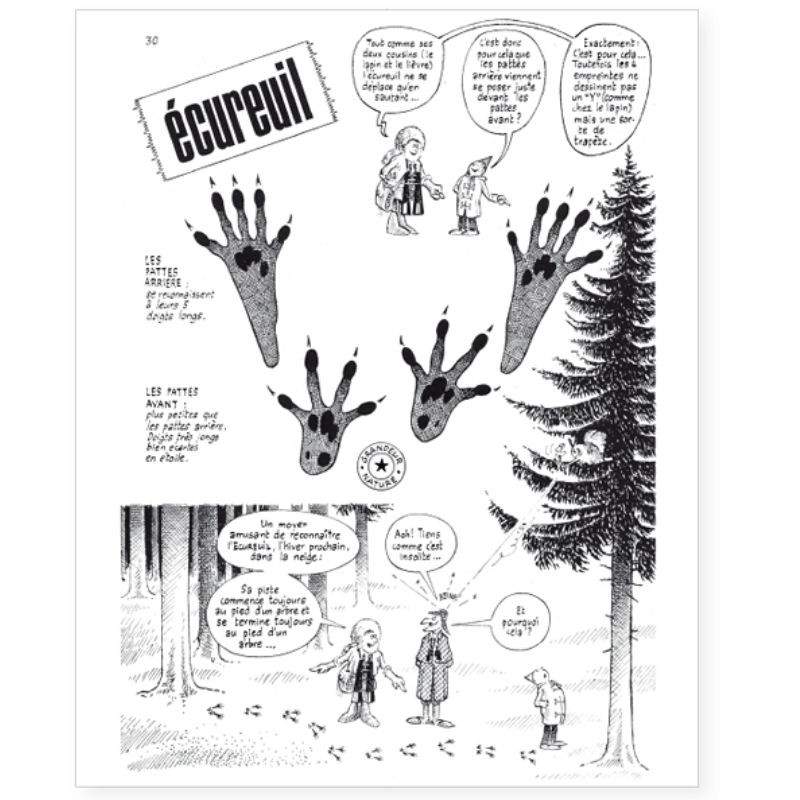 La Hulotte N°27 : La Chlorophylle - L'Autour - Les empreintes d'animaux sauvages [guide 2]