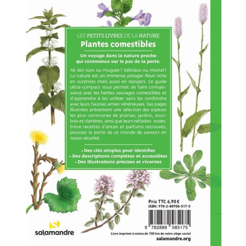 Plantes comestibles - Les petits livres de la nature Plantes comestibles - Les petits livres de la nature