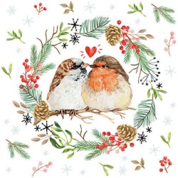 Serviettes "Rouge-gorge & Moineau" - Table