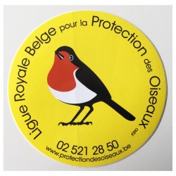 Autocollant LRBPO 95 mm - Le Rouge-gorge