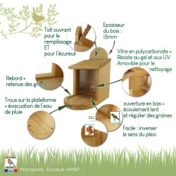 Mangeoire Ecureuils et/ou Oiseaux