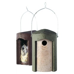 Nichoir 32 mm en béton de bois - Toit plat - Schwegler (1B - 102/3) Nichoir 32 mm en béton de bois - Toit plat - Schwegler (1B - 102/3)