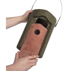 Nichoir 32 mm en béton de bois - Toit plat - Schwegler (1B - 102/3) Nichoir 32 mm en béton de bois - Toit plat - Schwegler (1B - 102/3)