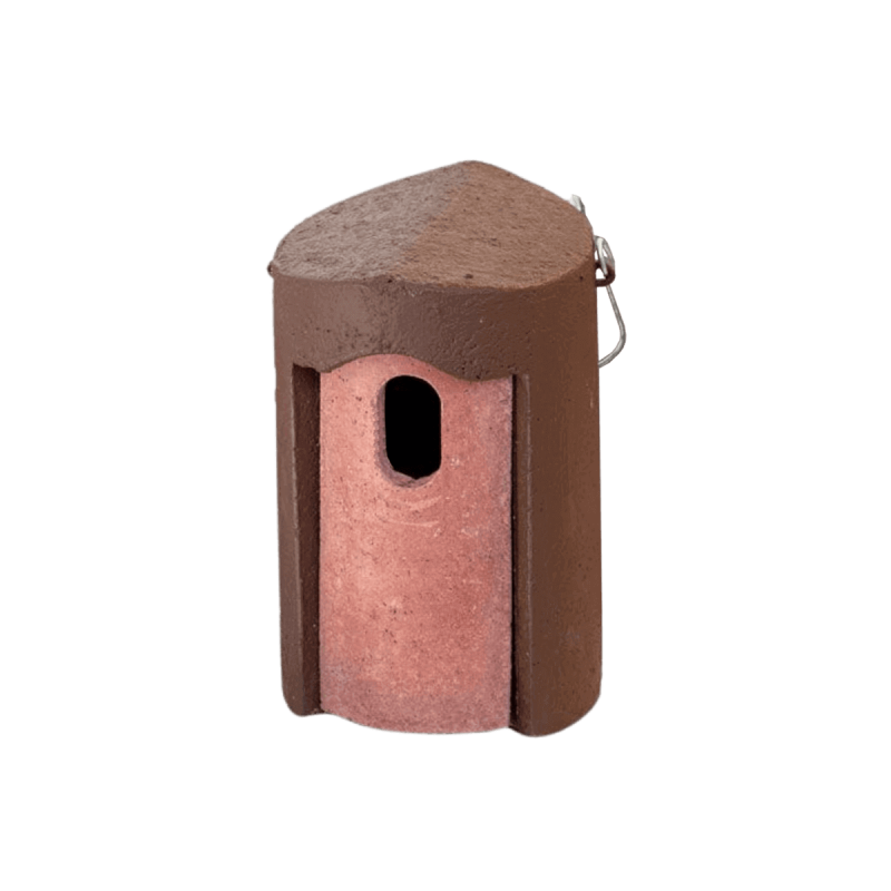 Nichoir à trou ovale 29 x 55 mm en béton de bois - Toit plat - Schwegler (1B - 108/5) Nichoir à trou ovale 29 x 55 mm en béton de bois - Toit plat - Schwegler (1B - 108/5)