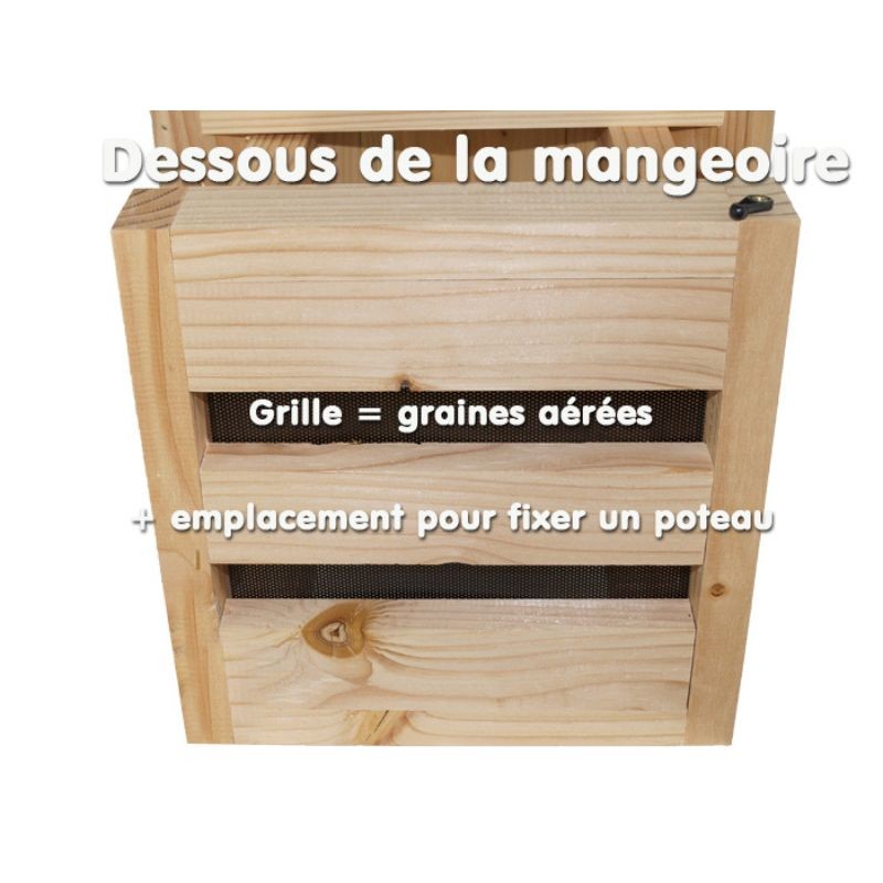 Mangeoire sur pied "Pic Nic" - Eco Ressource (NM510ER+NM515)