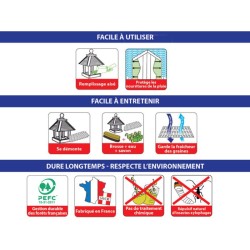 Mangeoire sur pied "Le Festin" (NM511/NM515) Mangeoire sur pied "Le Festin" (NM511/NM515)