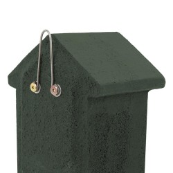 Nichoir Sevilla en béton de bois - Ø 32 mm - vert