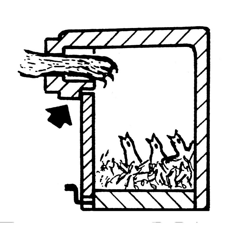 Nichoir pour étourneaux avec protection contre prédateurs 45mm - Béton de bois - Schwegler (3SV-126/9)