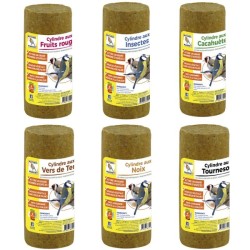 Cylindre de graisse végétale aux Vers de Farine - Pour mangeoire