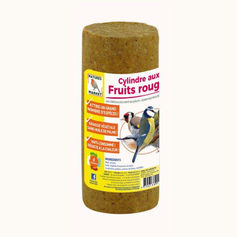 Cylindre de graisse végétale aux Fruits - Pour mangeoire