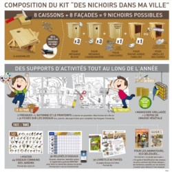 Kit de construction "Des nichoirs dans ma ville" Kit de construction "Des nichoirs dans ma ville"