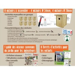 Kit de construction "Des nichoirs dans ma ville" Kit de construction "Des nichoirs dans ma ville"