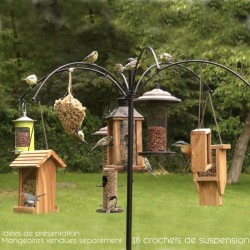 Mangeoire à graines pour les oiseaux du jardin