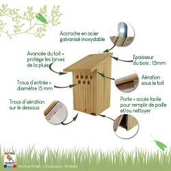 Gîte "Chrysope" en Epicéa et Pin Douglas