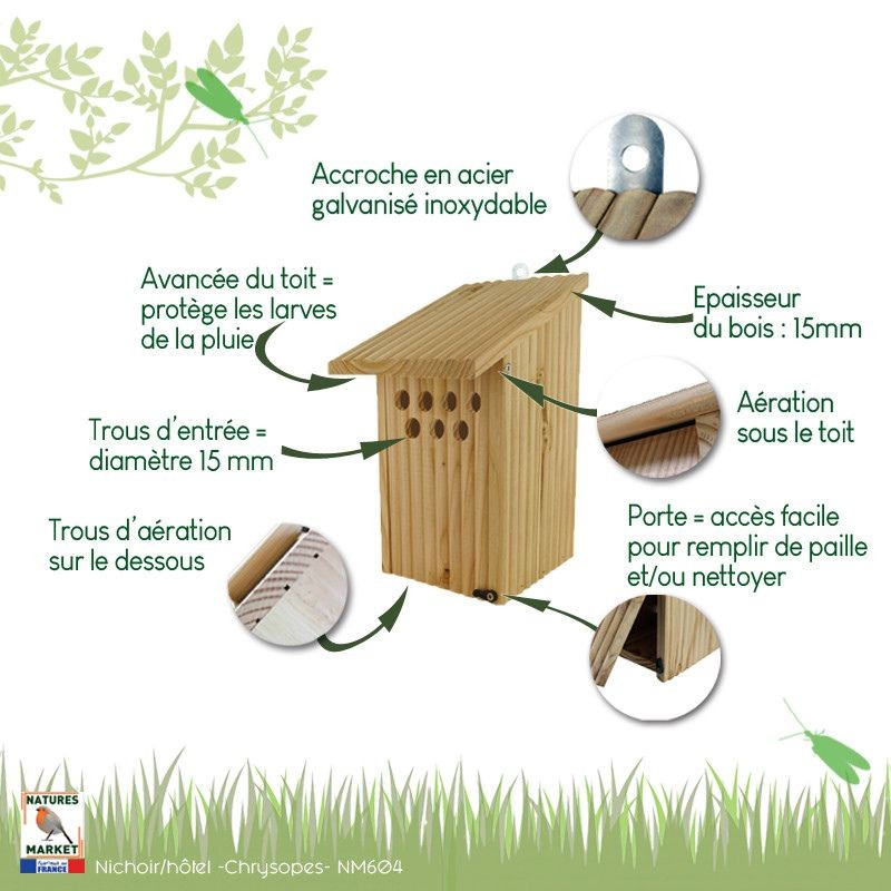 Gîte "Chrysope" en Epicéa et Pin Douglas