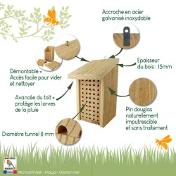 Hôtel à abeilles solitaires Maya