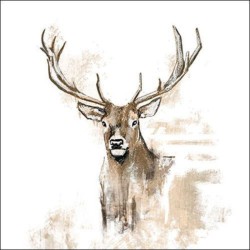 Serviettes "Cerf" - Cocktail