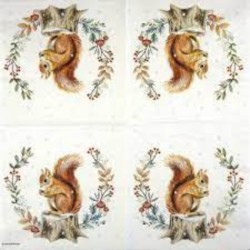 Serviettes "Stockage pour l'hiver" - Cocktail