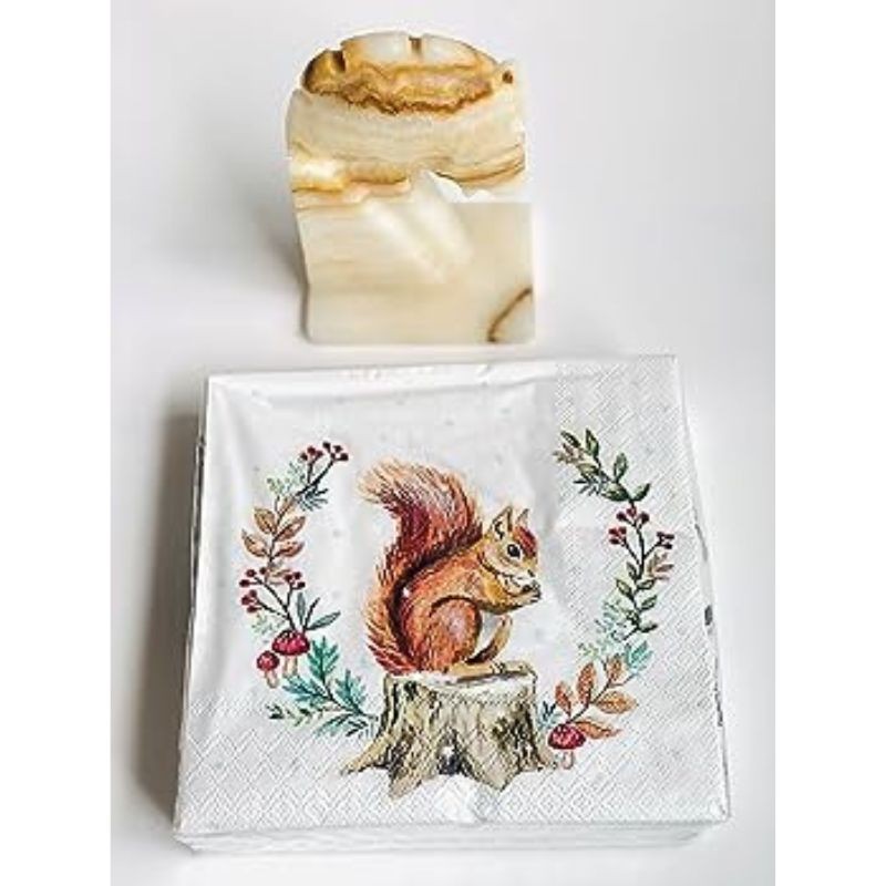 Serviettes "Stockage pour l'hiver" - Cocktail