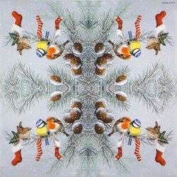 Serviettes "Chaussettes de Noël" - Cocktail