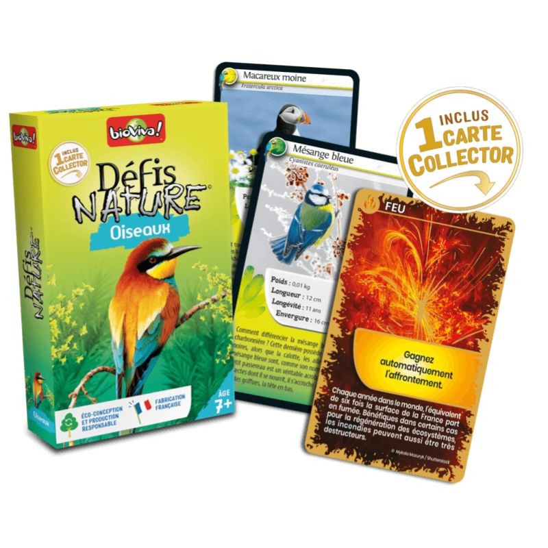 Jeu Défis Nature - Oiseaux - Bioviva - Nouvelle Edition