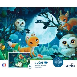 Puzzle - "Au Clair de Lune"