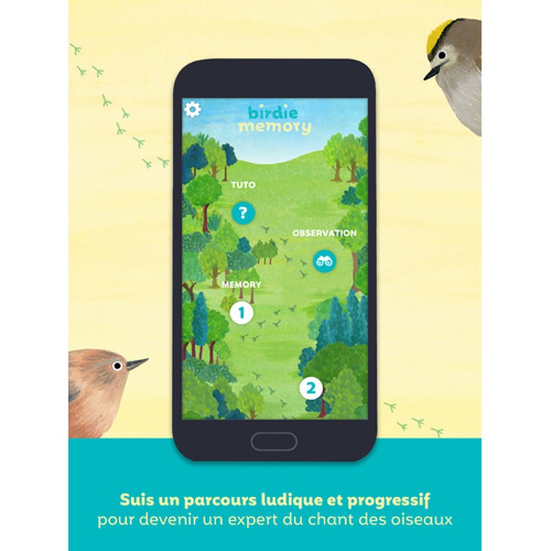 Birdie Memory - Pour apprendre les chants des oiseaux
