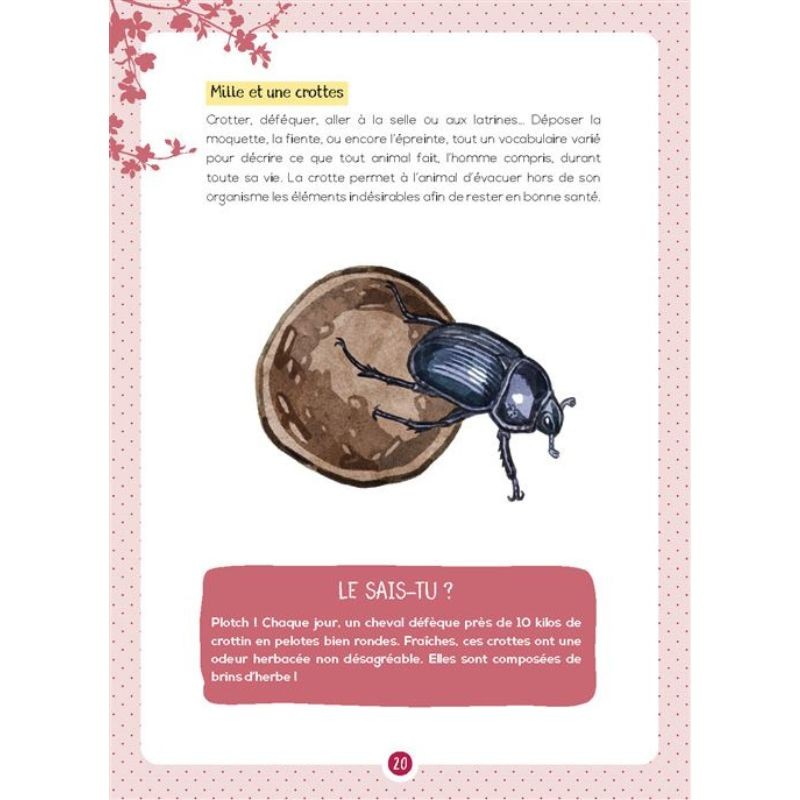 Crottes et empreintes de mammifères sauvages - Mon petit guide Nature