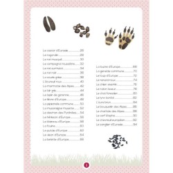 Crottes et empreintes de mammifères sauvages - Mon petit guide Nature