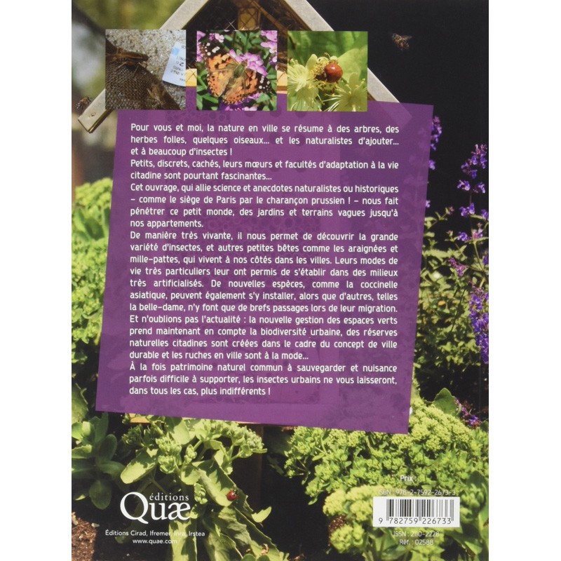 Des insectes en ville - Carnets de sciences