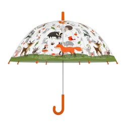 Parapluie pour enfant avec animaux de la forêt