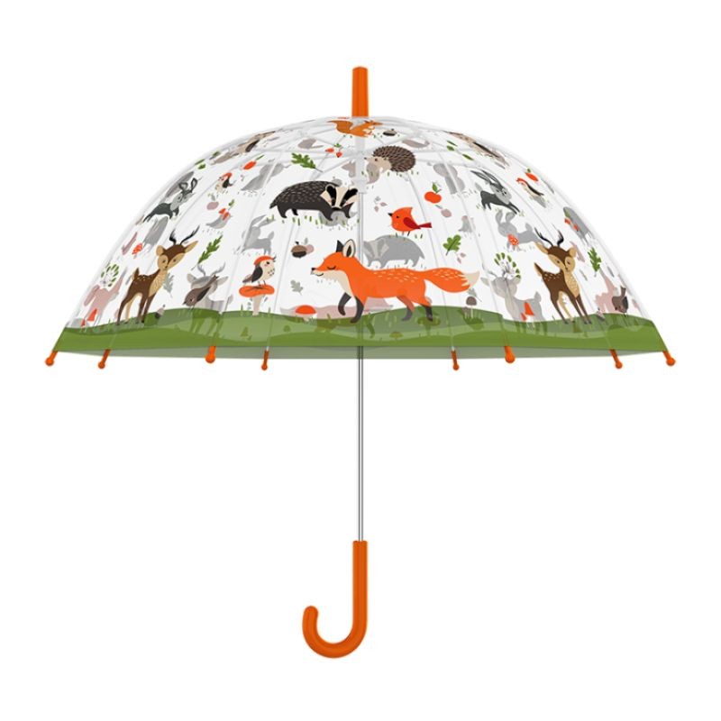 Parapluie pour enfant avec animaux de la forêt