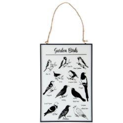 Pendentif en verre "oiseaux"