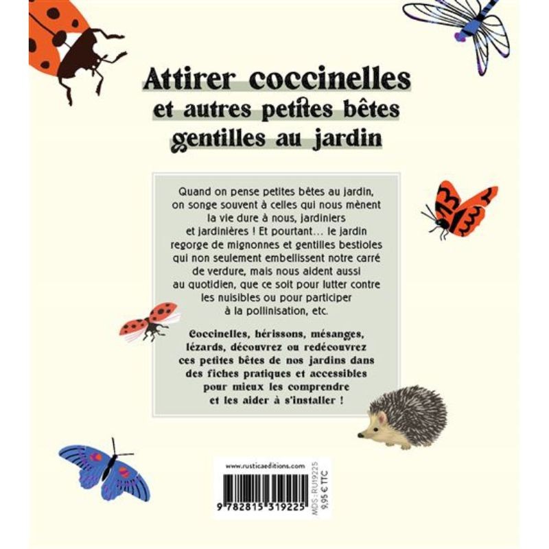 Attirer coccinelles et autres petites bêtes gentilles au jardin