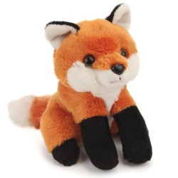 Renard roux Ecokins - Petite peluche 13cm Renard roux Ecokins - Petite peluche 13cm