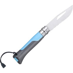 Couteau de poche Opinel "Outdoor" N°08 Inox - Bleu ou Orange Couteau de poche Opinel "Outdoor" N°08 Inox - Bleu ou Orange