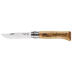 Couteau de poche Opinel série "Animalia" N°08 - Inox - Sanglier
