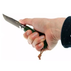 Couteau de poche Opinel "Colorama" N°08 - Inox - Kaki ou Rouge Couteau de poche Opinel "Colorama" N°08 - Inox - Kaki ou Rouge