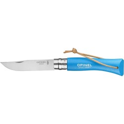 Couteau de poche Opinel "Colorama Baroudeur" N°07 - Inox - Violet/Cyan Bleu/Anis/Orange/Vert