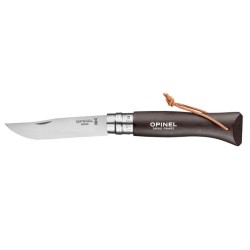 Couteau de poche Opinel "Colorama Baroudeur" N°08 - Inox - Noir/Bleu foncé/Bordeau