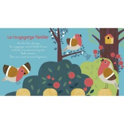 Mes premiers chants d'oiseaux - Livre sonore