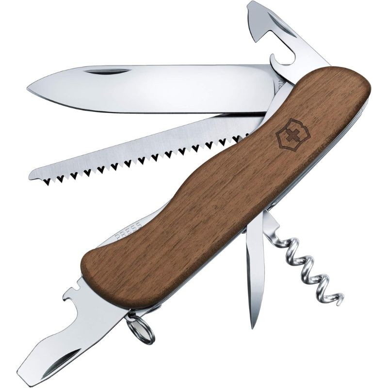 Couteau dentelé Quttin Packwood Bois (10,5 cm)