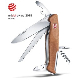 Couteau de poche Victorinox "Ranger Wood 55" - 10 fonctions Couteau de poche Victorinox "Ranger Wood 55" - 10 fonctions