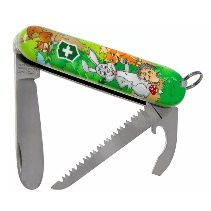 Couteau de Poche "My First Victorinox " + Tour de cou + Livre de coloriage - Lapin Couteau de Poche "My First Victorinox " + Tour de cou + Livre de coloriage - Lapin